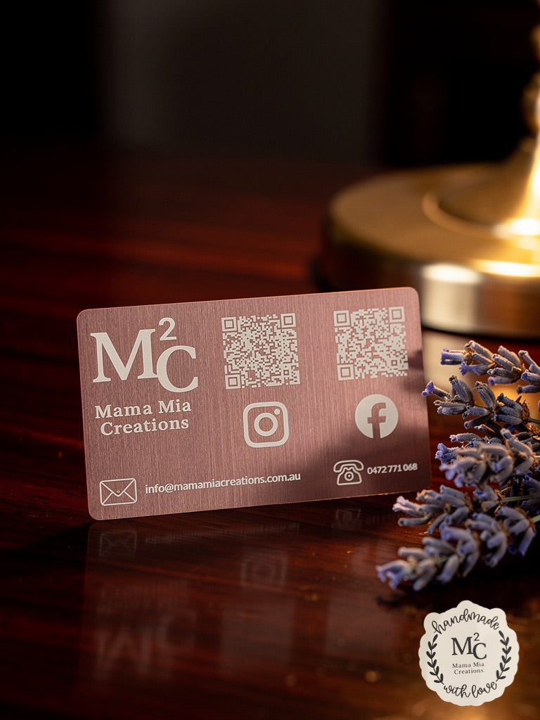 Aluminum Business Cards
