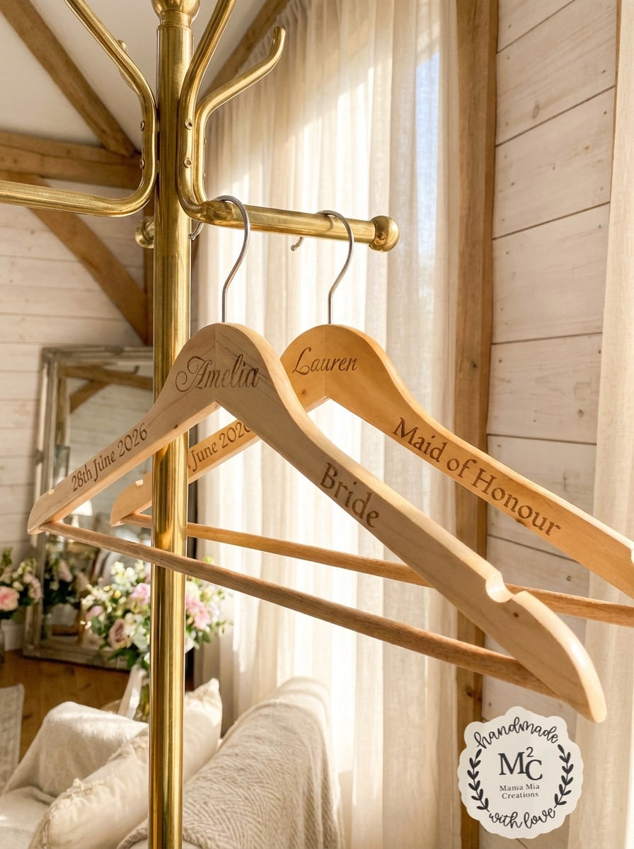 Personalised Bridal Hangers