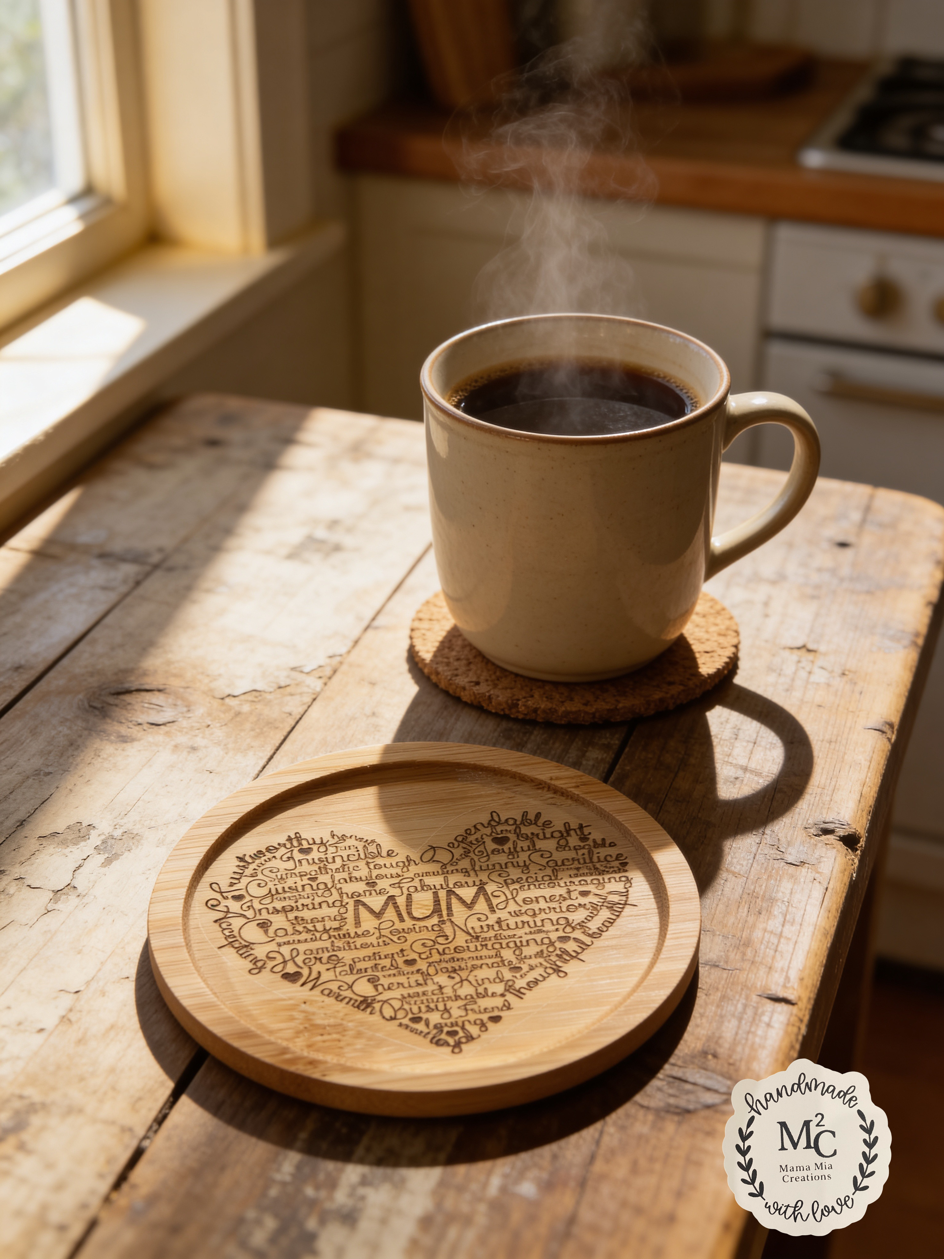Bamboo coaster