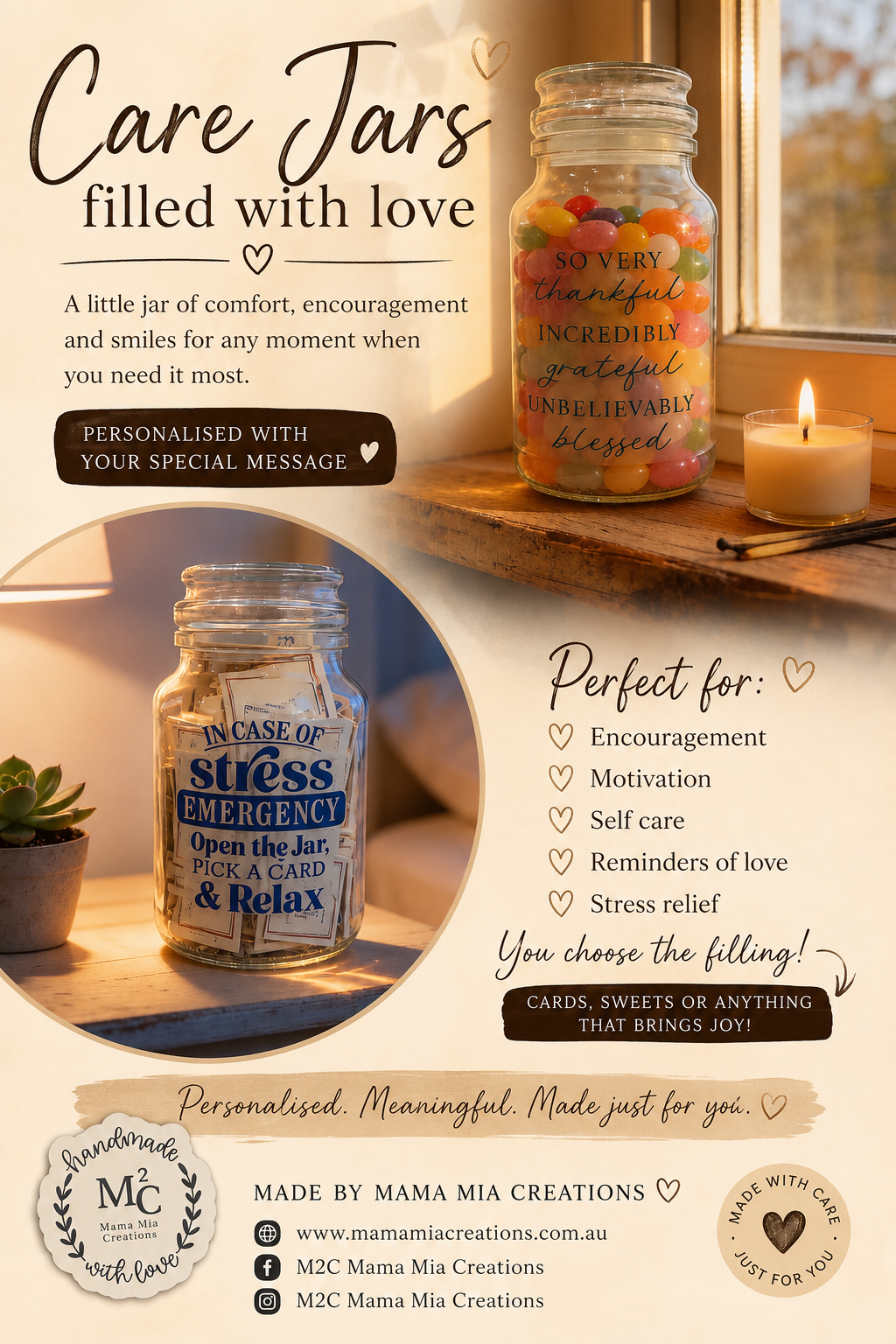 Glass Care Jars