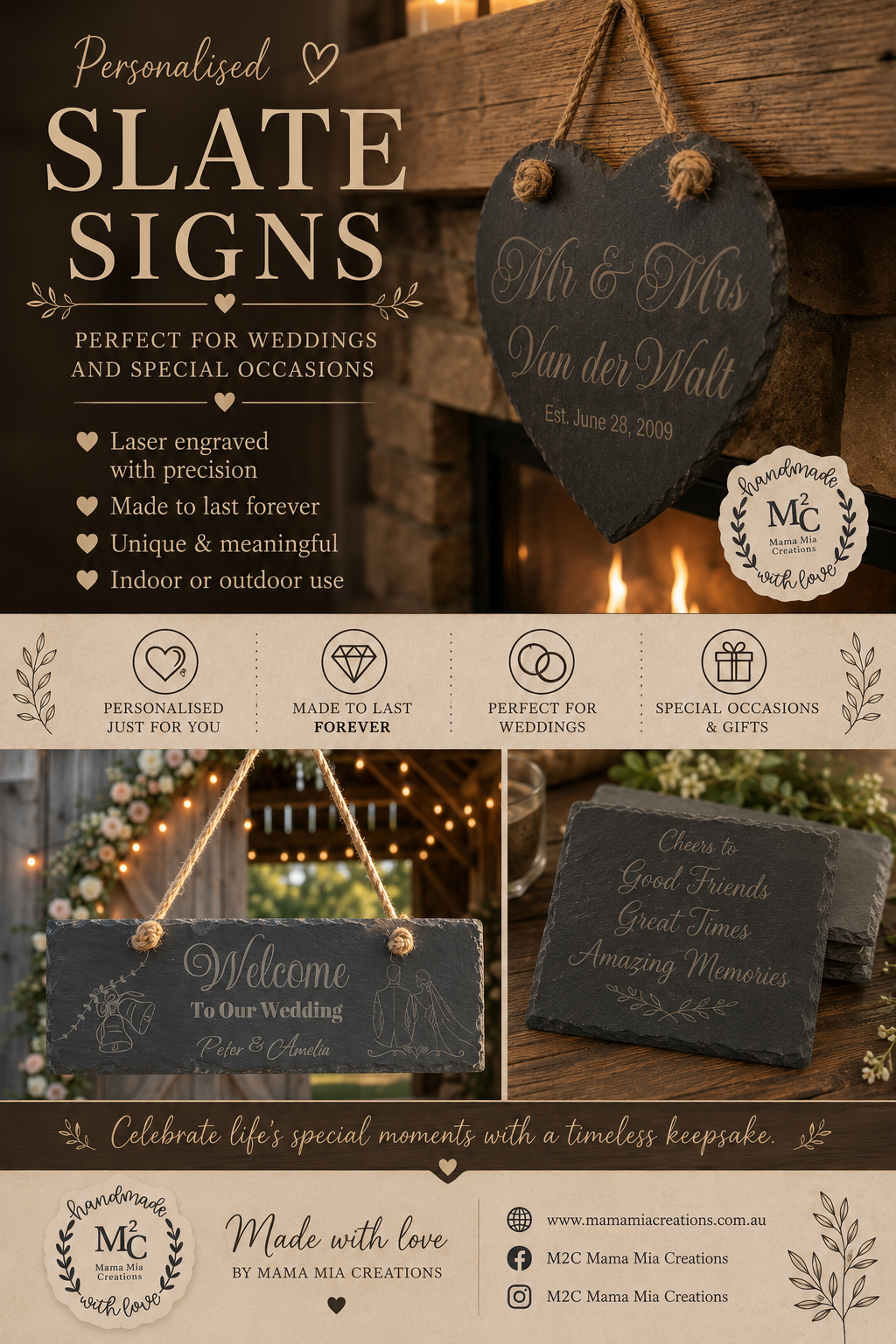 Wooden/ Slate Signs