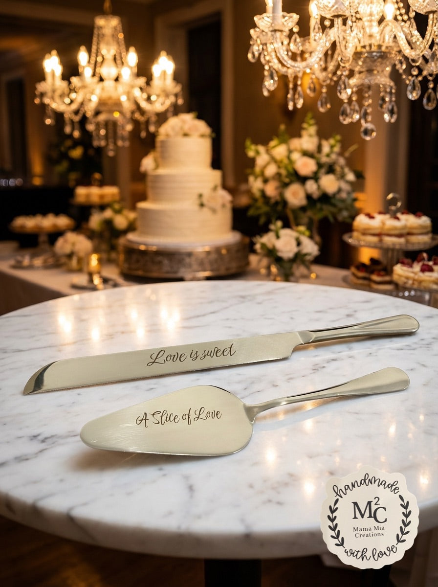 Wedding Cake Server set