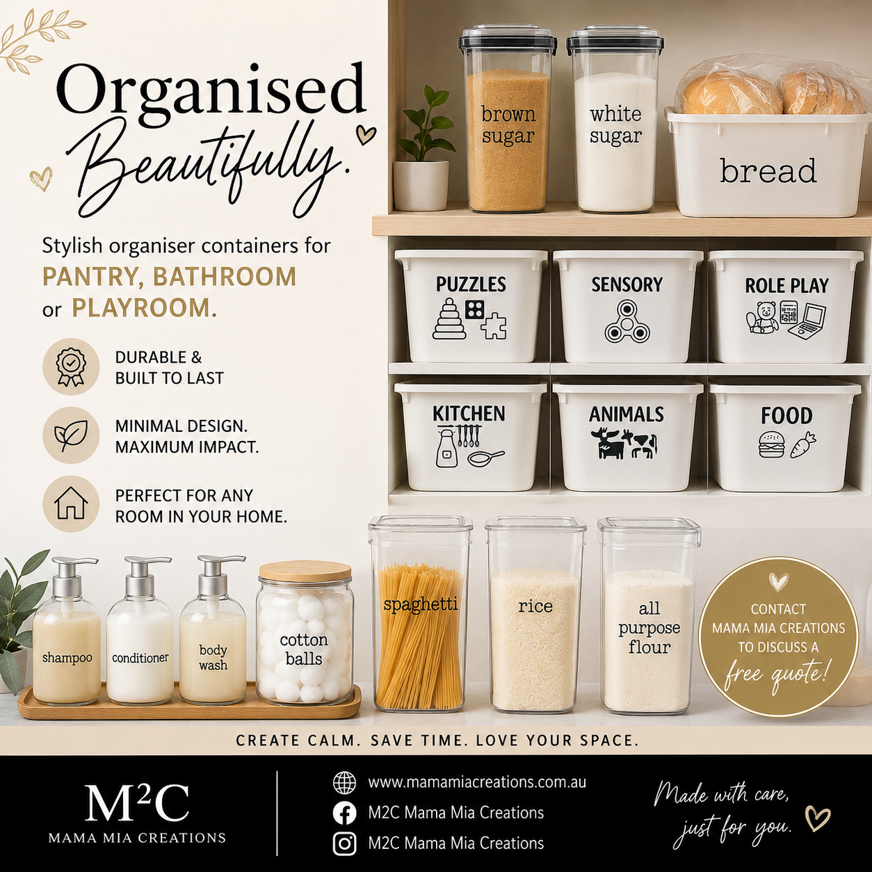 Organizational Storage Containers