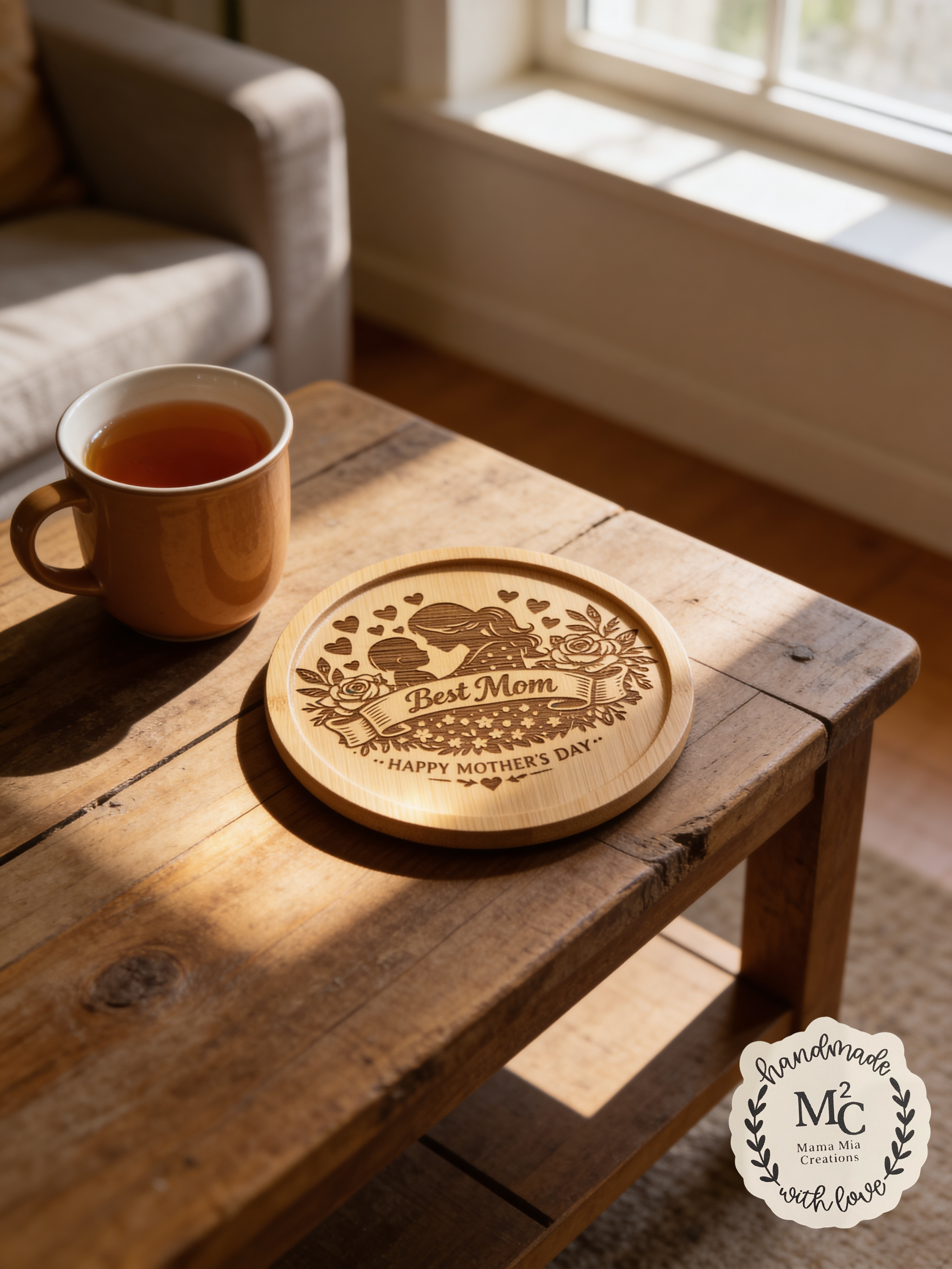 Bamboo coaster