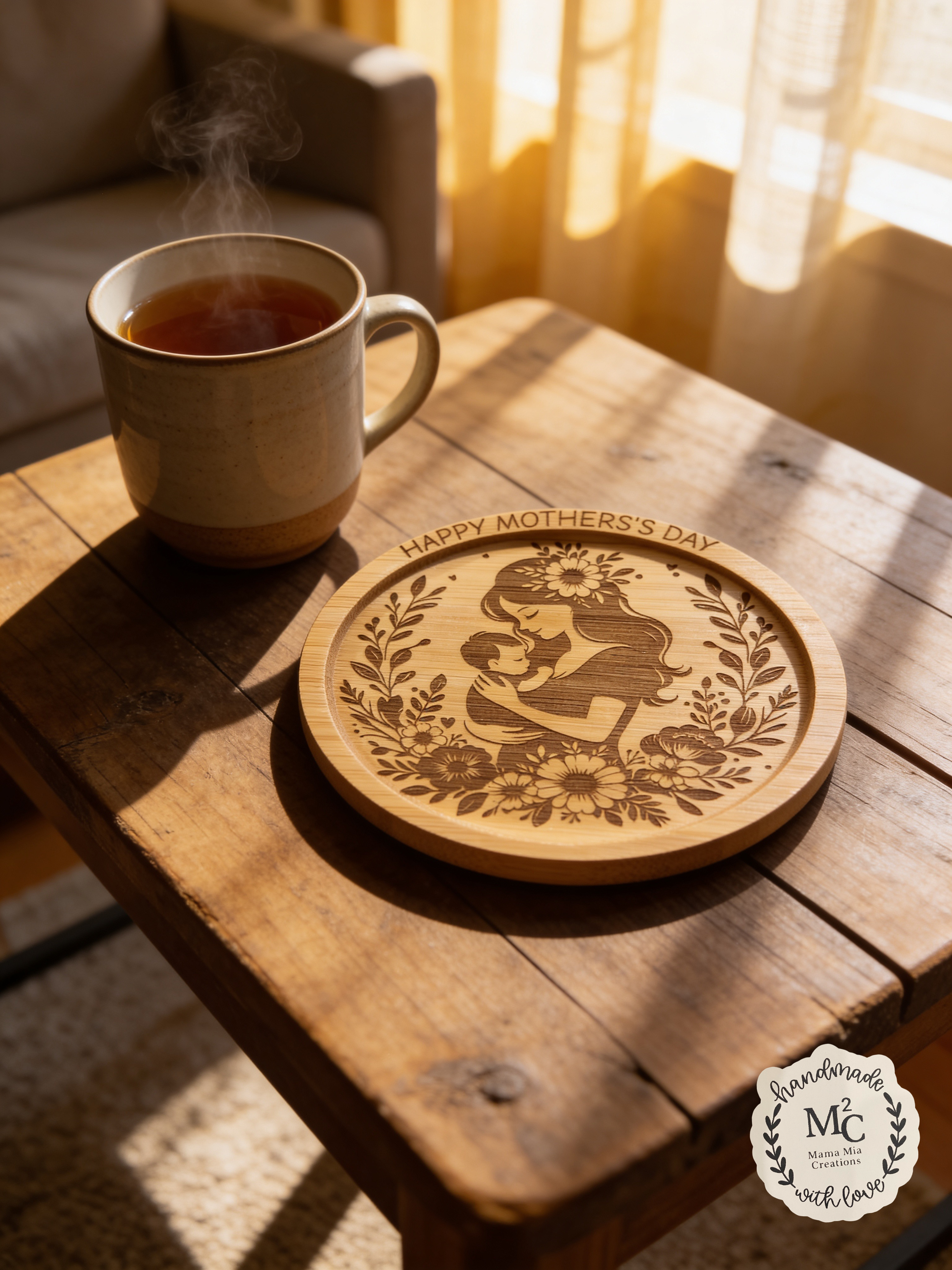 Bamboo coaster