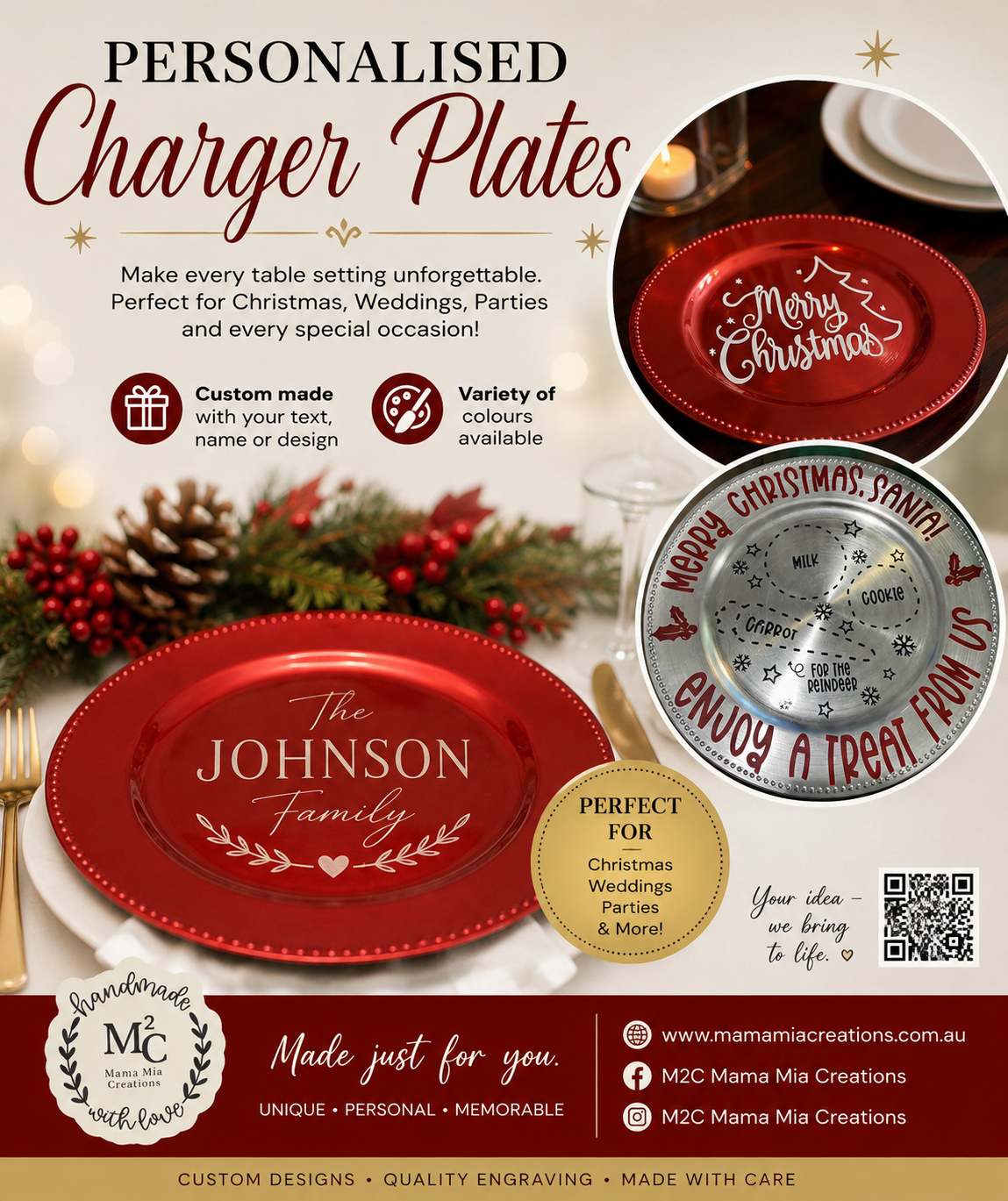 Charger plate