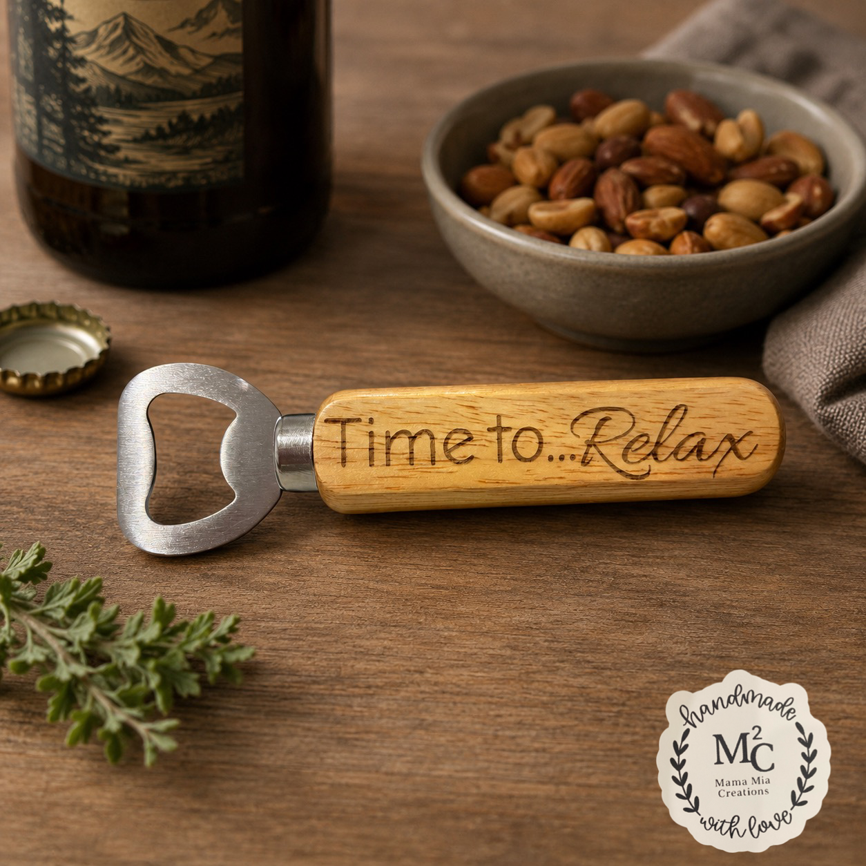 Wooden Bottle Opener